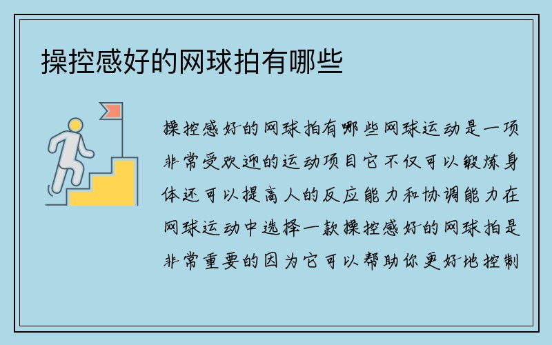 操控感好的网球拍有哪些